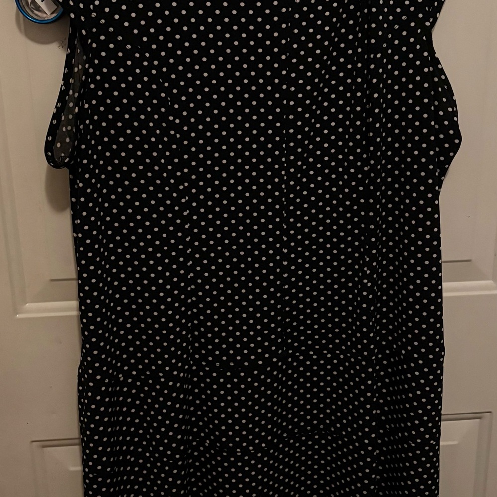 Olivia Matthews Black and White Polka Dot Dress
